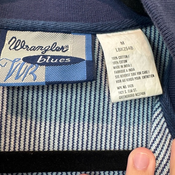 Vintage Wrangler Blues Western Knit Collared Button Vest Womens Size Medium - Picture 2 of 4